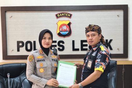 King Naga Serahkan MoU Kamtibmas kepada Kapolres Lebak/Dok. Istimewa